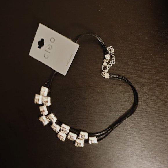 Cleo Silver Statement Necklace - Picture 6 of 7